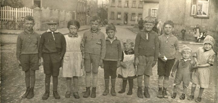 Kinder 1934 Fabrikstraße/Ludwigstraße