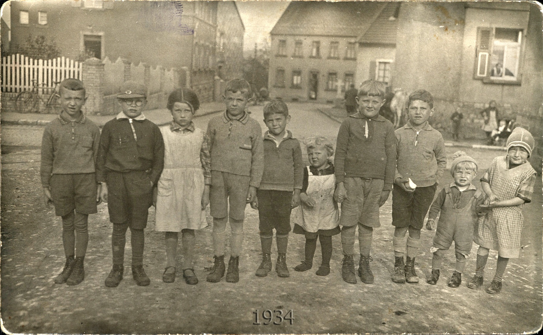 Kinder 1934 Fabrikstraße/Ludwigstraße